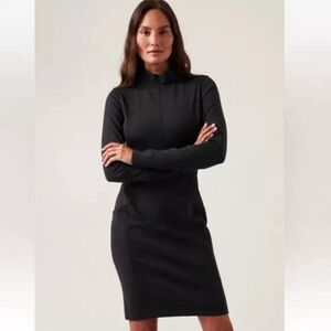 Athleta Sz S Delancey Dress With Pockets In Black EUC